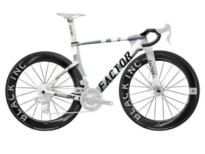 The Factor ONE aero road bike pushes to the edge what is possible, not only aerodynamically, but in rider fit and handling.