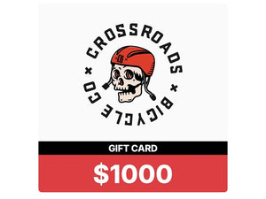 $1000 Crossroads Bicycle Co Gift Card