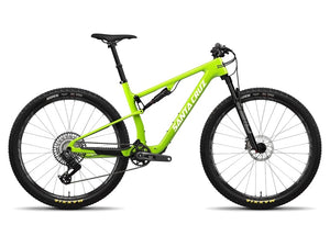 The carbon full-suspension 2024 Santa Cruz Blur 4 mountain bike is a World Cup-winning cross country (XC) race bike.