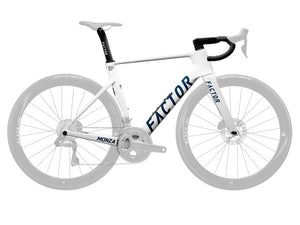 The Factor MONZA road bike delivers true race performance in an optimised, practical package. 