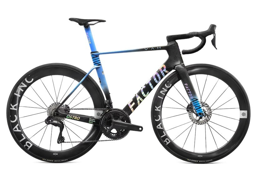 The Factor OSTRO VAM road bike performs on all fronts - aerodynamics, lightness, responsiveness and comfort.
