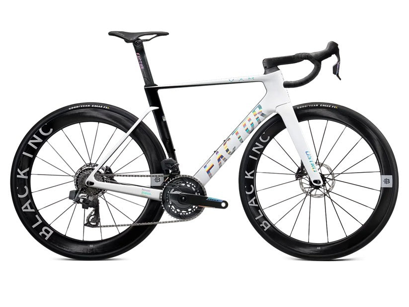 The Factor OSTRO VAM road bike performs on all fronts - aerodynamics, lightness, responsiveness and comfort.