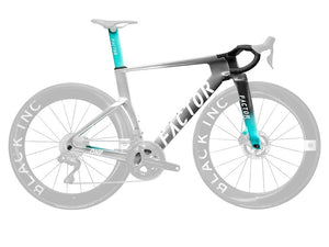 The Factor ONE aero road bike pushes to the edge what is possible, not only aerodynamically, but in rider fit and handling.
