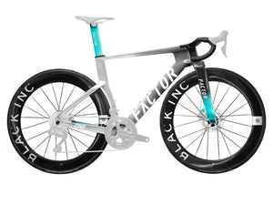 The Factor ONE aero road bike pushes to the edge what is possible, not only aerodynamically, but in rider fit and handling.