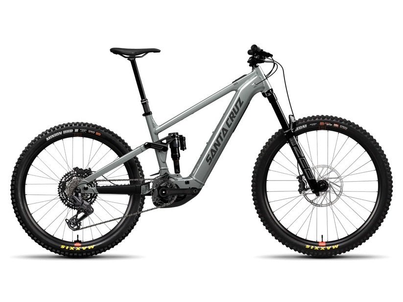 The Santa Cruz Vala AL 70 e-mountain bike delivers precision and power with RockShox suspension and a Bosch Performance drive unit.